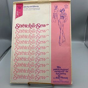 UNCUT Vintage Sewing PATTERN Stretch and Sew 700 by Ann Person Ladies 1974 Slack
